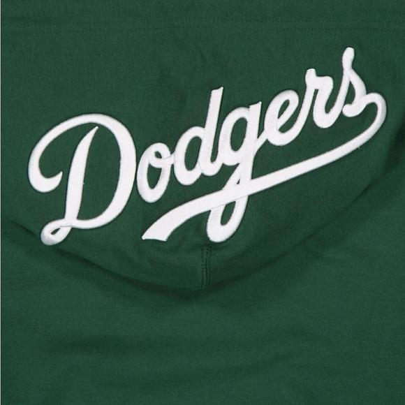 NEW ERA LA DODGERS Logo Select Color Flip Green Hoodie Sz. L - Picture 5 of 7